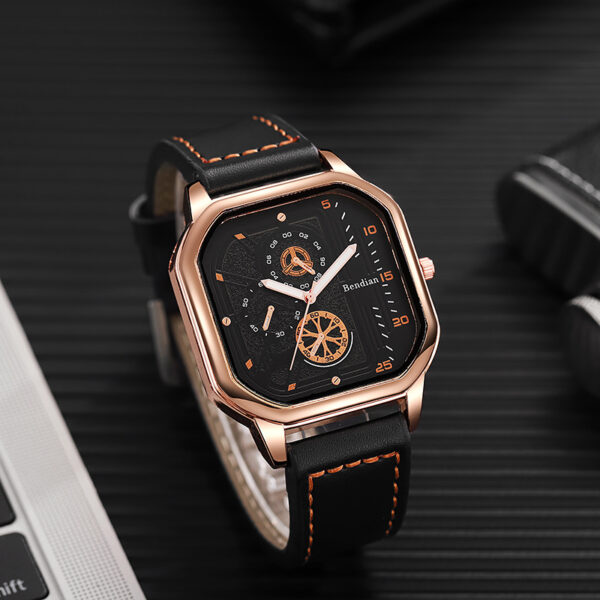 The Ultimate Square Quartz Watch for Students - Image 3