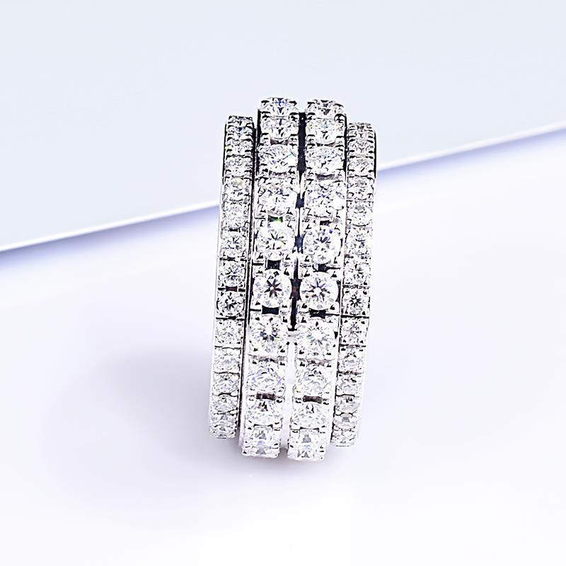 Sparkling Star Moissanite Ring - Image 5