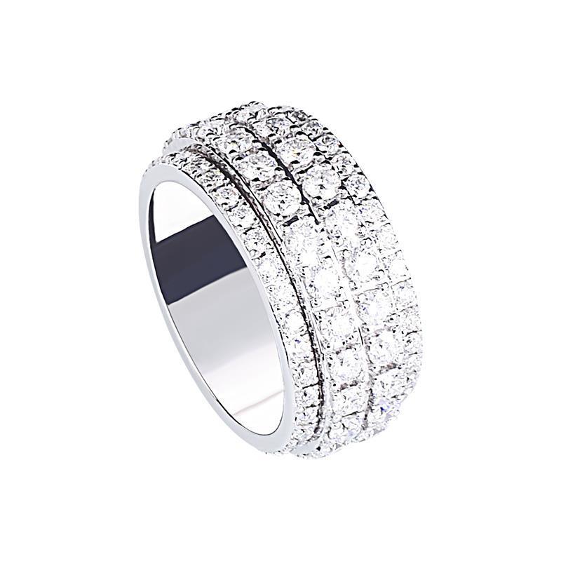 Sparkling Star Moissanite Ring